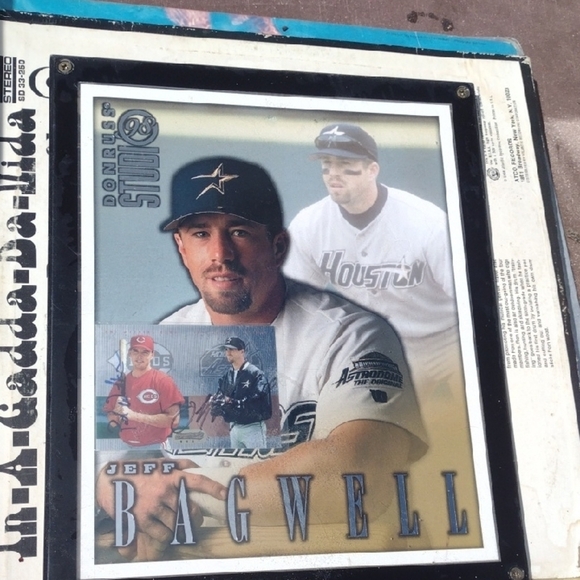 Jeff Bagwell Framed Dual Autographed Studio Portrait - Picture 1 of 3